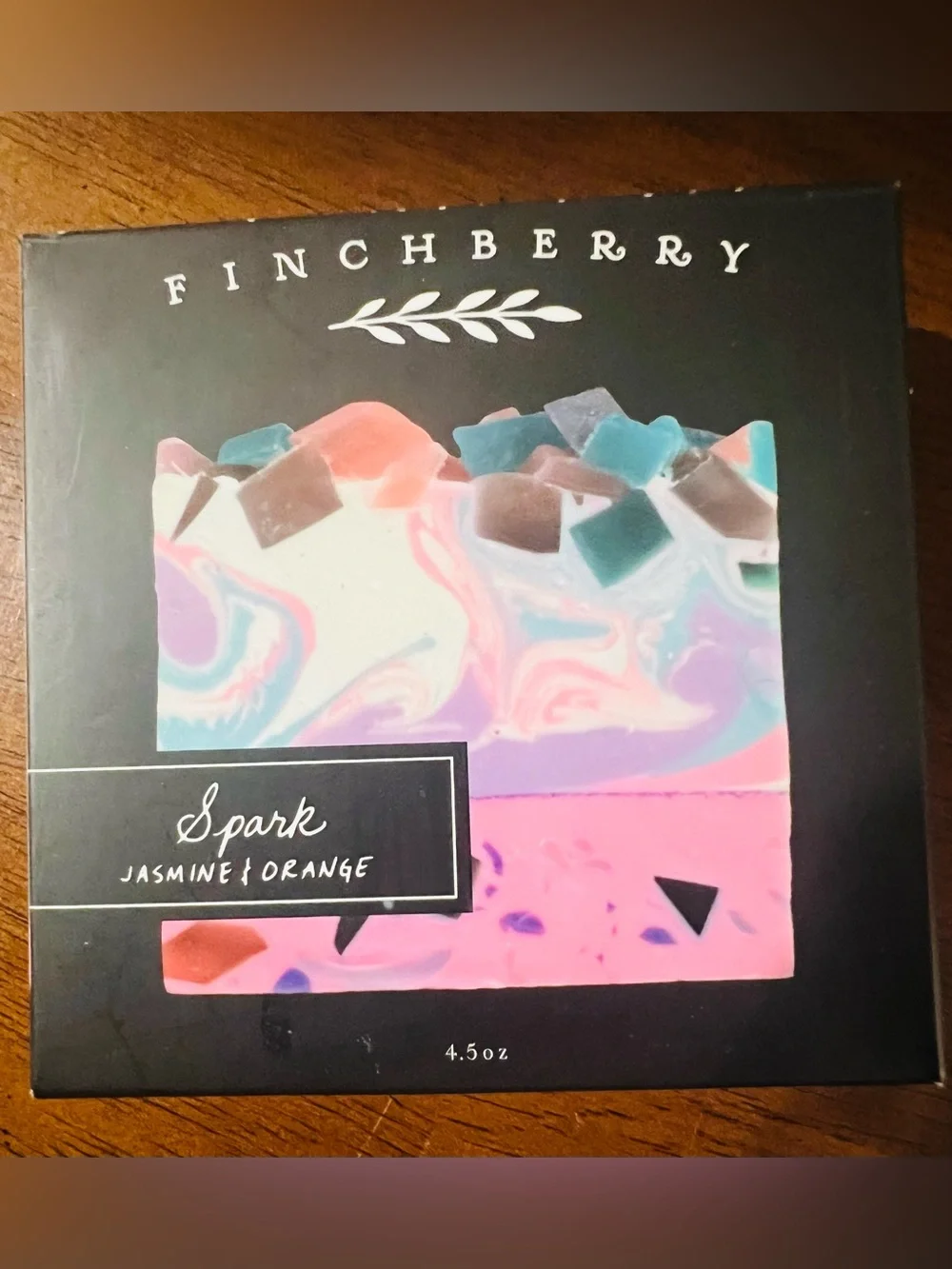 FinchBerry Spark Artisan Soap Jasmine Orange Vegan Handmade 4.5 oz Gift Bar